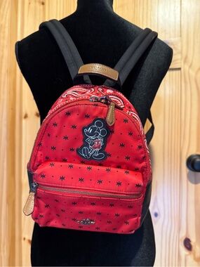 Disney Coach Limited Edition Mini Backpack, Mickey Mouse